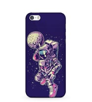 Kılıfland Apple İphone 5S Kılıf Silikon Resimli Kapak Astronaut Plater Stok 849