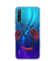 Kılıfland Xiaomi Redmi Note 8T Kılıf Silikon Resimli Kapak Box Bull -Stok 822