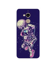 Kılıfland General Mobile GM8 Kılıf Silikon Desenli Resimli Lüx Kapak Astronaut Plater -Stok 849