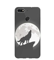 Kılıfland General Mobile GM9 Pro Kılıf Silikon Desenli Resimli Lüx Kapak Wolf Of The Moon -Stok 1064
