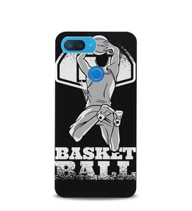 Kılıfland Xiaomi Mi 8 Lite Kılıf Silikon Resimli Kapak Basketball -Stok 194