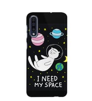 Kılıfland Samsung Galaxy A50 Kılıf A505F Silikon Resimli Kapak I Need My Space -Stok 918