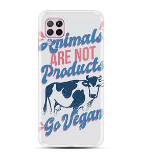Kılıfland Huawei P40 Lite Kılıf Kılıf Silikon Resimli Kapak Go Vegan Stok 134