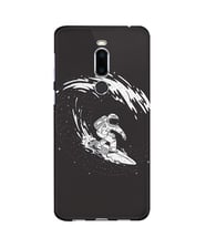 Kılıfland Meizu X8 Kılıf Silikon Desenli Resimli Lüx Kapak Astronaut Surf -Stok 266