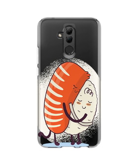 Kılıfland Huawei Mate 20 Lite Kılıf Silikon Desenli Resimli Lüx Kapak Sushi Hug -Stok 732