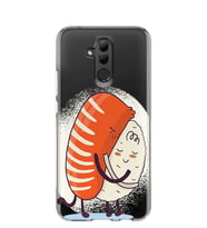 Kılıfland Huawei Mate 20 Lite Kılıf Silikon Desenli Resimli Lüx Kapak Sushi Hug -Stok 732