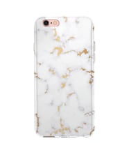 Kılıfland Apple İphone 6S Kılıf Silikon Resimli Kapak White Marble Mermer -Stok 974