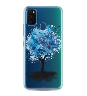 Kılıfland Samsung Galaxy M30S Kılıf M307F Silikon Resimli Kapak Dream Tree -Stok 623