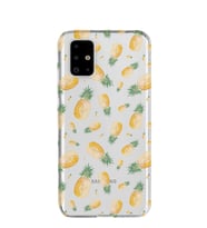 Kılıfland Samsung Galaxy A71 Kılıf A715F Silikon Resimli Kapak Ananas Pattern -Stok 220