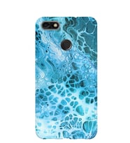 Kılıfland General Mobile GM9 Pro Kılıf Silikon Desenli Resimli Lüx Kapak Blue Marble Mermer -Stok 1189