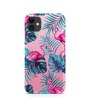 Kılıfland Apple İphone 11 Kılıf Silikon Resimli Kapak Flamingo Pattern -Stok 1032
