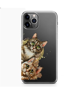 Kılıfland Apple İphone 11 Pro Kılıf Silikon Resimli Kapak Cat's -Stok 1123