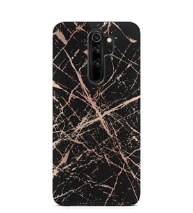 Kılıfland Xiaomi Redmi Note 8 Pro Kılıf Silikon Resimli Kapak Fragile Marble Mermer -Stok 984