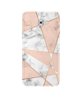 Kılıfland Samsung Galaxy C5 Kılıf Silikon Desenli Resimli Lüx Kapak Mixed Marble Mermer -Stok 1034