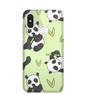 Kılıfland Xiaomi Redmi Note 7 Kılıf Silikon Resimli Kapak Panda İn The Forest -Stok 830