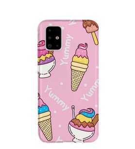 Kılıfland Samsung Galaxy A71 Kılıf A715F Silikon Resimli Kapak Yummy -Stok 894