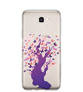Kılıfland Samsung Galaxy J7 Prime-J7 Prime 2 Kılıf Silikon Resimli Kapak Sakura -Stok 503
