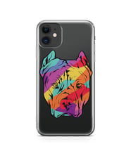 Kılıfland Apple İphone 11 Kılıf Silikon Resimli Kapak Color Pitbull -Stok 153