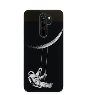 Kılıfland Xiaomi Redmi Note 8 Pro Kılıf Silikon Resimli Kapak Moon Astronaut -Stok 519