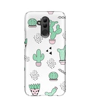Kılıfland Huawei Mate 20 Lite Kılıf Silikon Desenli Resimli Lüx Kapak Cactus Pattern -Stok 901