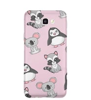 Kılıfland Samsung Galaxy J7 Prime-J7 Prime 2 Kılıf Silikon Resimli Kapak Pretty Koalas And Penguin -Stok 1265