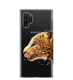 Kılıfland Samsung Galaxy Note 10 Plus Kılıf N975F Silikon Resimli Kapak Tiger -Stok 647