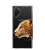 Kılıfland Samsung Galaxy Note 10 Plus Kılıf N975F Silikon Resimli Kapak Tiger -Stok 647
