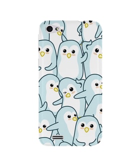 Kılıfland Vestel Venus E2 Plus Kılıf Silikon Desenli Resimli Lüx Kapak Penguin Pattern -Stok 966