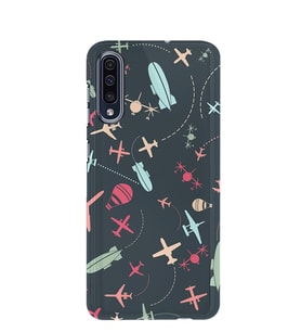 Kılıfland Samsung Galaxy A50 Kılıf A505F Silikon Resimli Kapak Air Radar -Stok 542