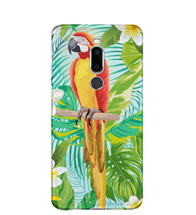 Kılıfland Meizu X8 Kılıf Silikon Desenli Resimli Lüx Kapak Exlusive Parrot -Stok 1162