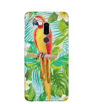 Kılıfland Meizu X8 Kılıf Silikon Desenli Resimli Lüx Kapak Exlusive Parrot -Stok 1162