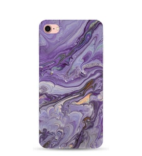 Kılıfland Apple İphone 7 Kılıf Silikon Resimli Kapak Abstract Purple -Stok 1070