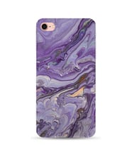 Kılıfland Apple İphone 7 Kılıf Silikon Resimli Kapak Abstract Purple -Stok 1070