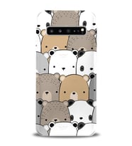 Kılıfland Samsung Galaxy S10 Kılıf G973F Silikon Resimli Kapak Panda Pattern -Stok 962