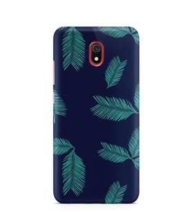 Kılıfland Xiaomi Redmi 8A Kılıf Silikon Resimli Kapak Leaf Pattern -Stok 303
