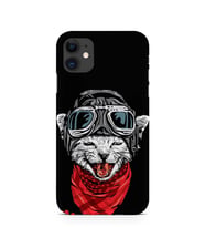 Kılıfland Apple İphone 11 Kılıf Silikon Resimli Kapak Pilot Cat -Stok 1124
