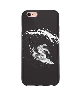 Kılıfland Apple İphone 6S Kılıf Silikon Resimli Kapak Astronaut Surf -Stok 266