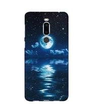 Kılıfland Meizu X8 Kılıf Silikon Desenli Resimli Lüx Kapak Night Moon -Stok 1133