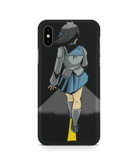 Kılıfland Apple İphone X Kılıf İphone XS Kılıf Silikon Resimli Kapak Anime Girl -Stok 252