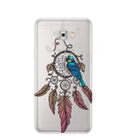 Kılıfland Samsung Galaxy C5 Kılıf Silikon Desenli Resimli Lüx Kapak Dream Birds -Stok 950