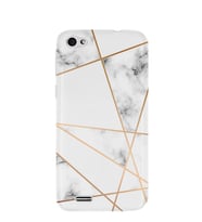 Kılıfland Vestel Venus E2 Plus Kılıf Silikon Desenli Resimli Lüx Kapak White Marble Mermers With Triangle -Stok 1195