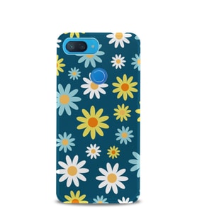 Kılıfland Xiaomi Mi 8 Lite Kılıf Silikon Resimli Kapak Flowers -Stok 377