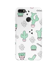Kılıfland General Mobile GM9 Pro Kılıf Silikon Desenli Resimli Lüx Kapak Cactus Pattern -Stok 901