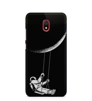 Kılıfland Xiaomi Redmi 8A Kılıf Silikon Resimli Kapak Moon Astronaut -Stok 519
