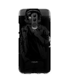 Kılıfland Huawei Mate 20 Lite Kılıf Silikon Desenli Resimli Lüx Kapak Astronaut Rock -Stok 264