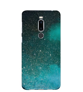 Kılıfland Meizu X8 Kılıf Silikon Desenli Resimli Lüx Kapak Green Sky -Stok 1080