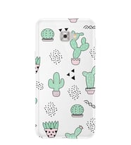Kılıfland Samsung Galaxy C5 Kılıf Silikon Desenli Resimli Lüx Kapak Cactus Pattern -Stok 901