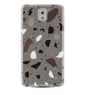 Kılıfland Samsung Galaxy Note 3 Silikon Resimli Kapak Gray Stones Stok 1166