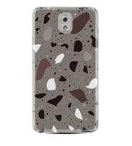 Kılıfland Samsung Galaxy Note 3 Silikon Resimli Kapak Gray Stones Stok 1166