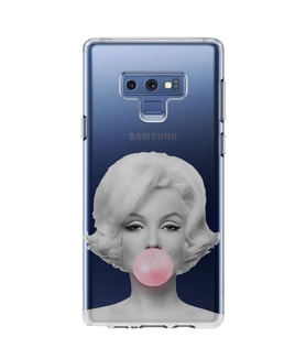 Kılıfland Samsung Galaxy Note 9 Kılıf N960F Silikon Resimli Kapak Merlyn Monroe -Stok 1131